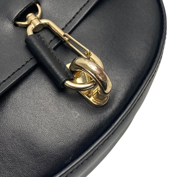 ZAC POSEN - Belay Saddle Crossbody Bag in Black Smooth leather - Picture 8 of 13